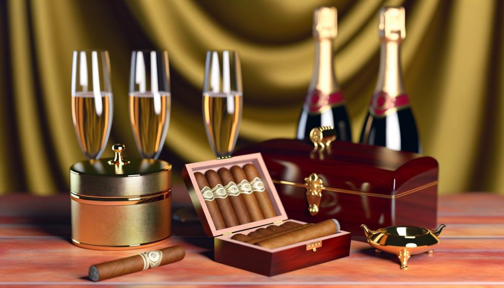 An image illustrating Can you Pair Cigars with Champagne?