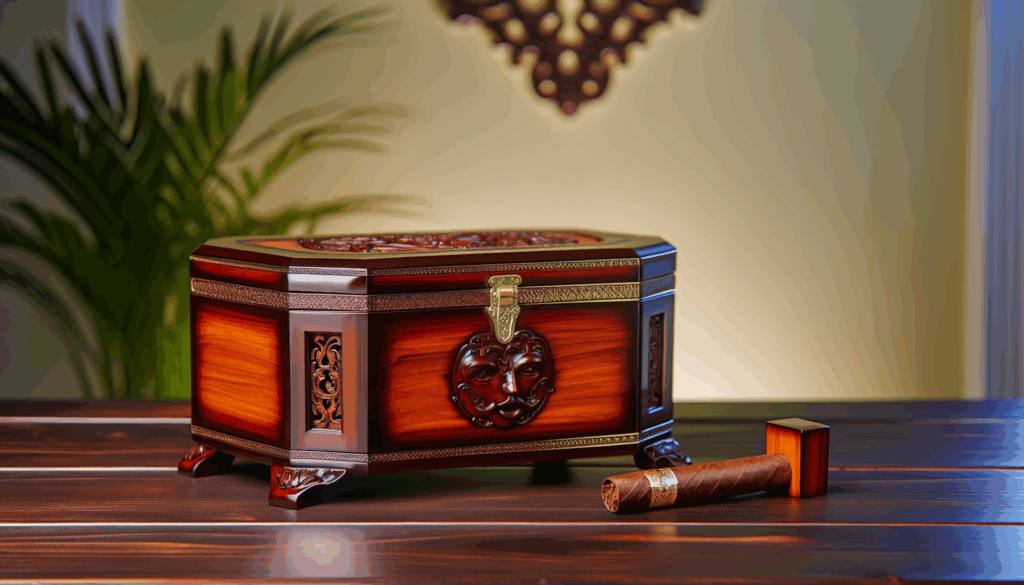An image illustrating Premium Spanish Humidors – Handcrafted Elegance for Your Cigars