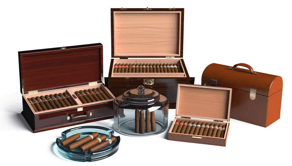 An image illustrating Cigar Humidor Collection – Keep Your Cigars Fresh in Style